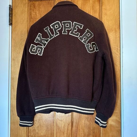 STUNNING VTG 1964 Letterman’s Jacket Mens Small State Champs Midcentury 1960s - Picture 6 of 10